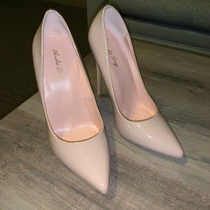 Nude  High Heeled Pumps